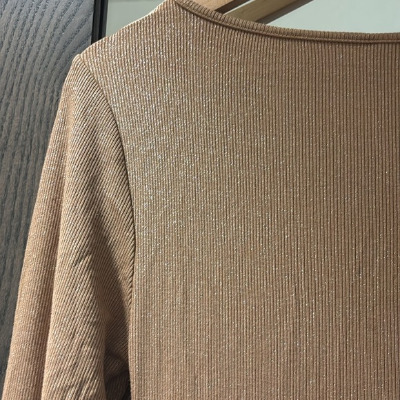 SKIMS Soft Lounge Shimmer Crew Neck Long Dress Size Large - Picture 8 of 9